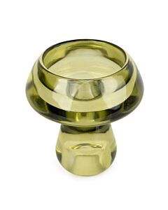 Candlelight Large Mushroom Tealight Holder - Amber